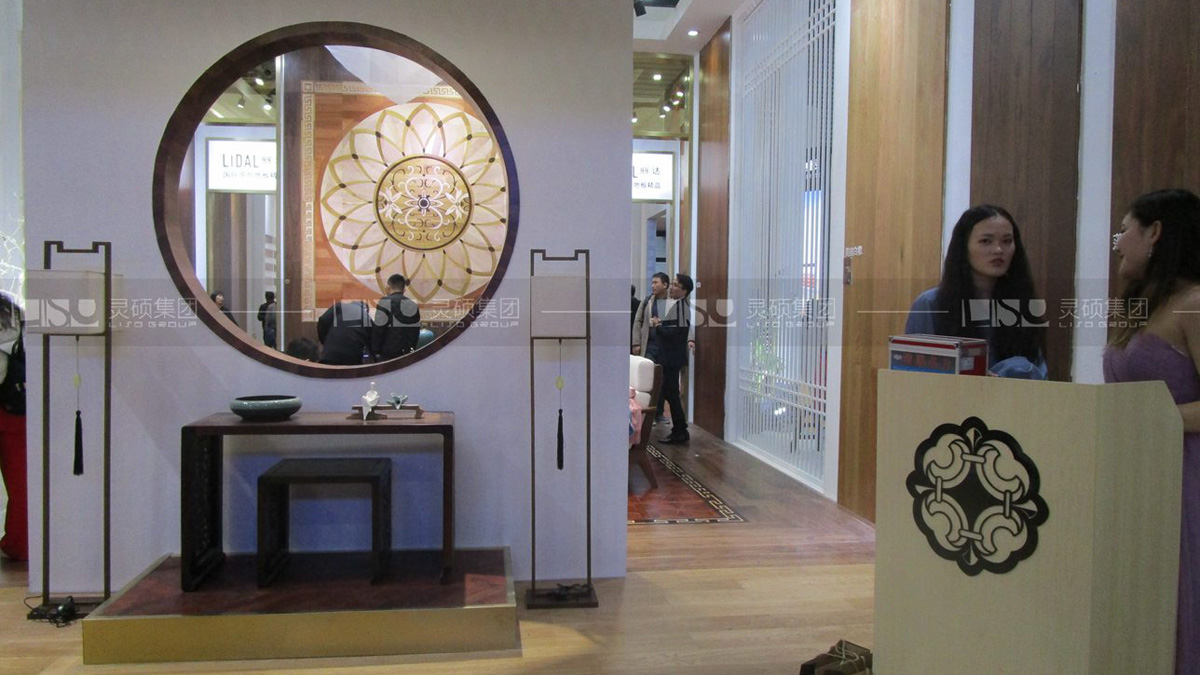 宜人-地面材料展臺設(shè)計案例