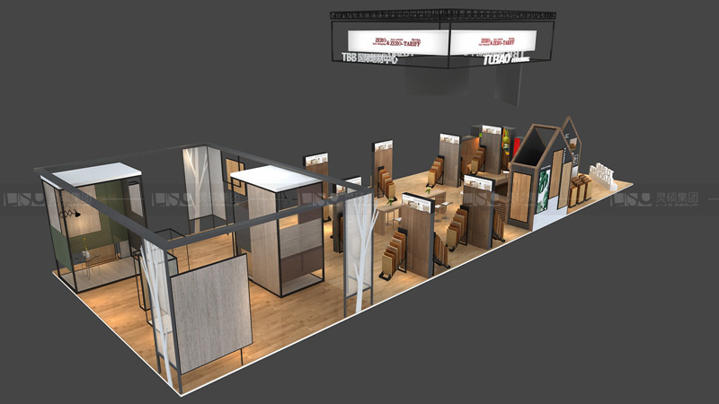 兔寶寶-地面材料展臺設(shè)計(jì)案例