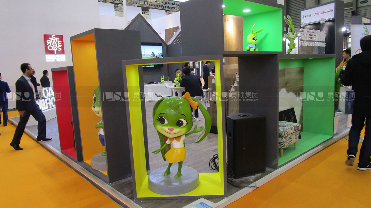 兔寶寶-地面材料展臺設(shè)計(jì)案例