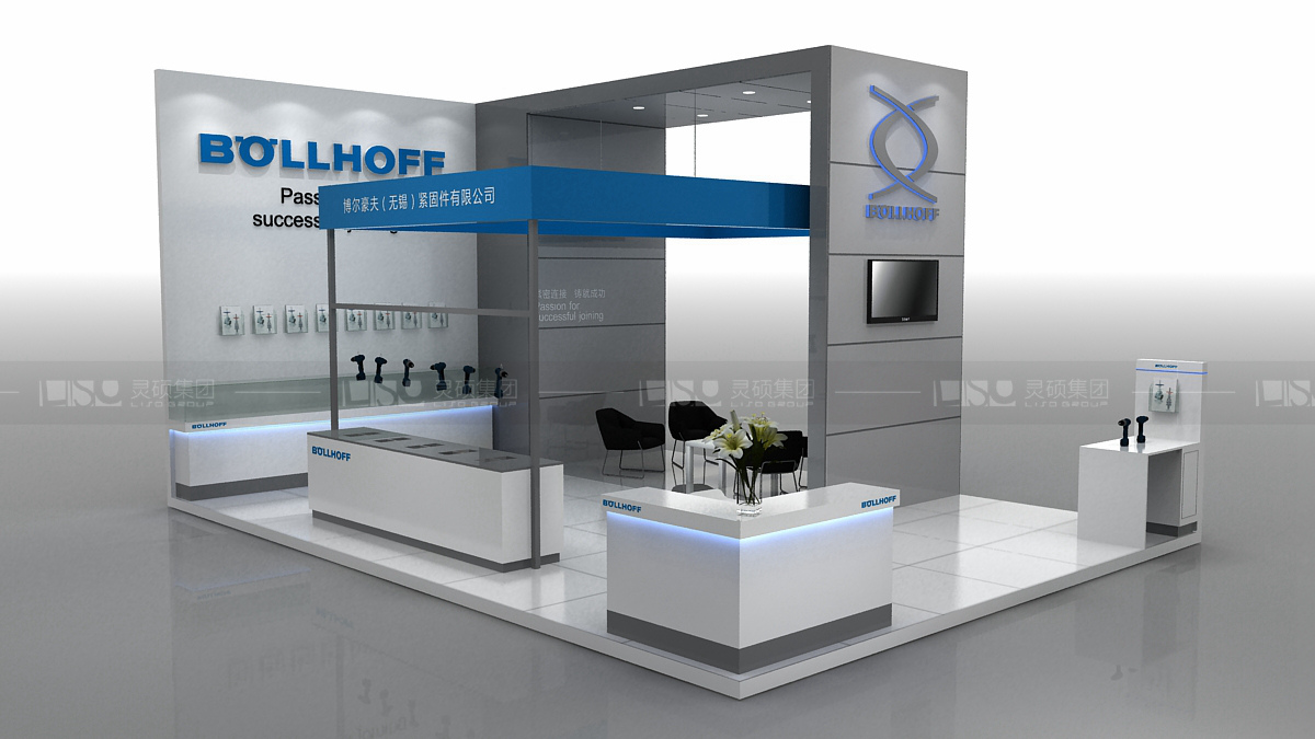 博爾豪夫-電梯展展臺設(shè)計(jì)案例