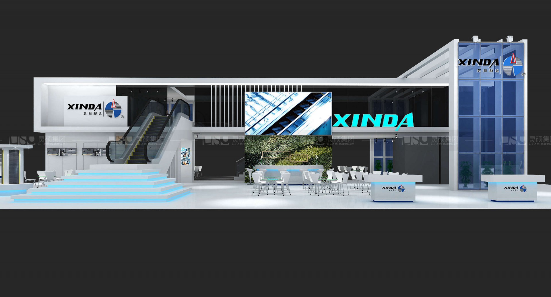 新達(dá)-電梯展展臺(tái)設(shè)計(jì)案例