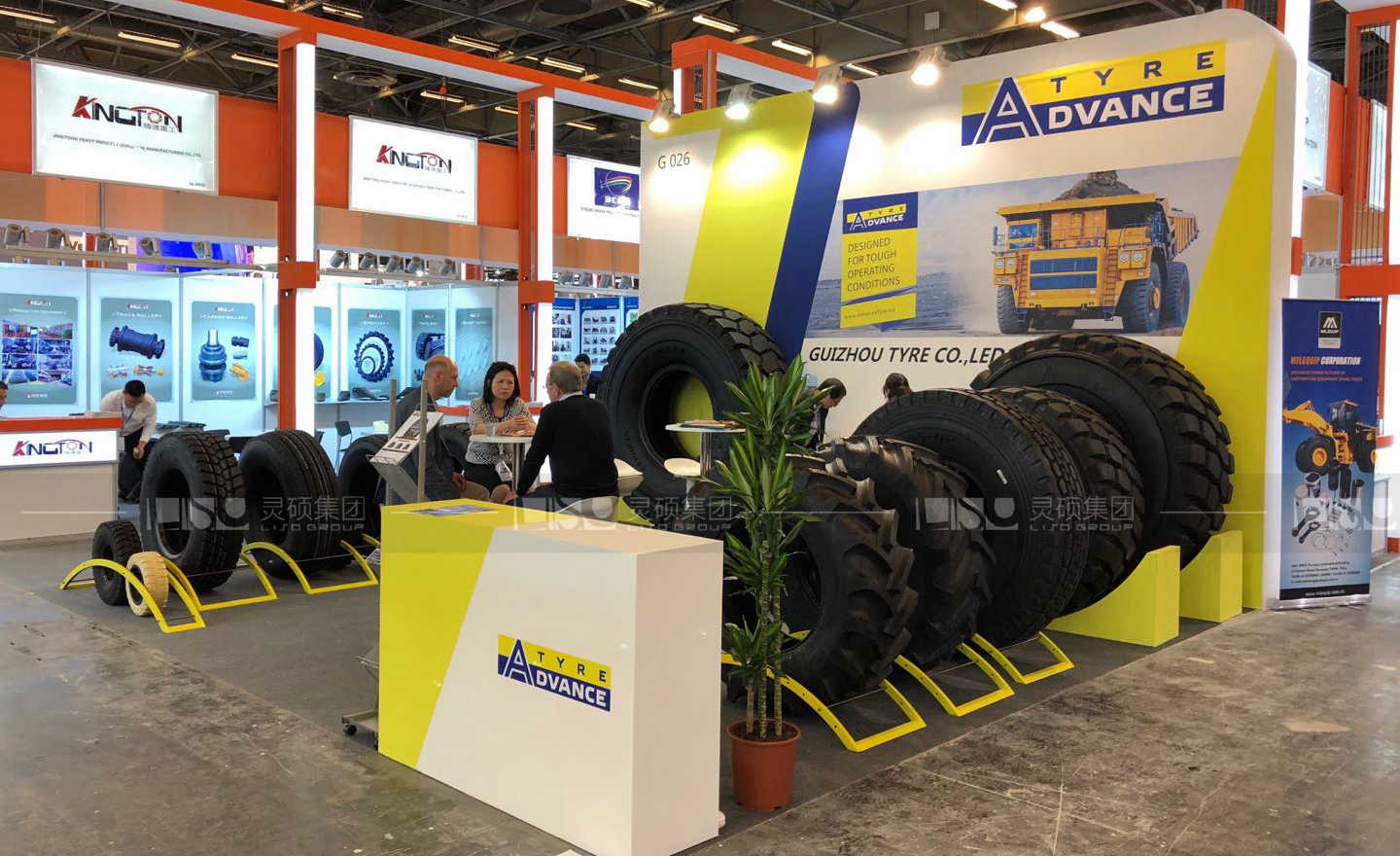 國外展臺設計搭建-泰昊輪胎