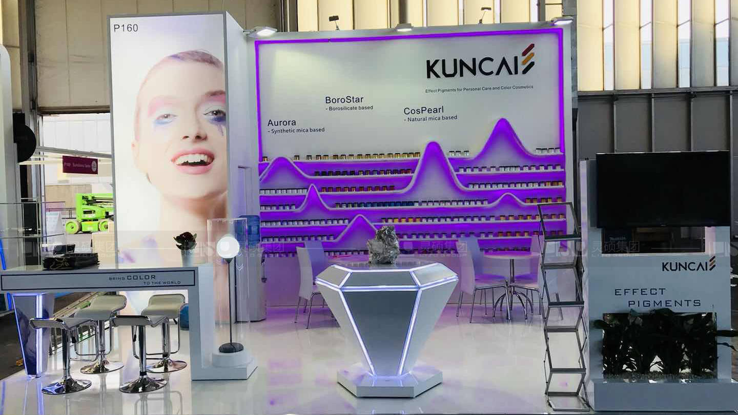 國(guó)外展臺(tái)設(shè)計(jì)搭建-坤彩科技