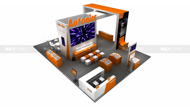 奧托尼克斯-工博會展臺設(shè)計搭建案例
