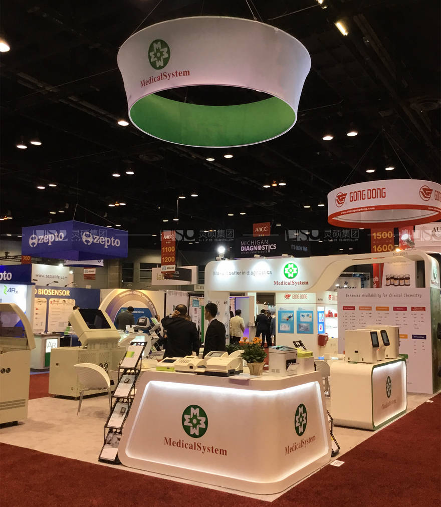國(guó)外展臺(tái)設(shè)計(jì)搭建-美康生物