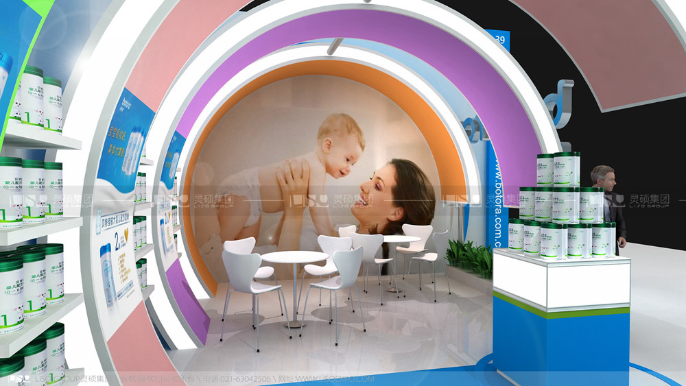 貝特佳-孕嬰童展臺設計案例