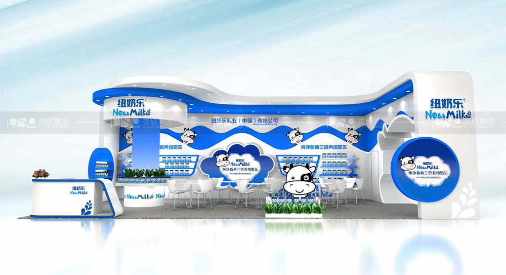 紐奶樂-孕嬰童展臺設(shè)計案例