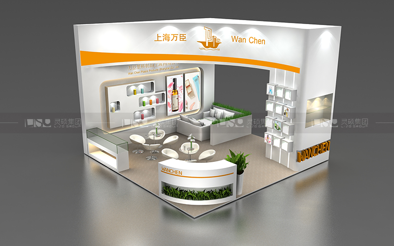 萬臣-美容展臺設計搭建案例