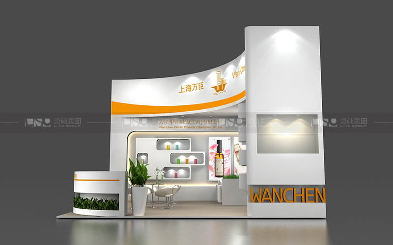 萬臣-美容展臺設計搭建案例