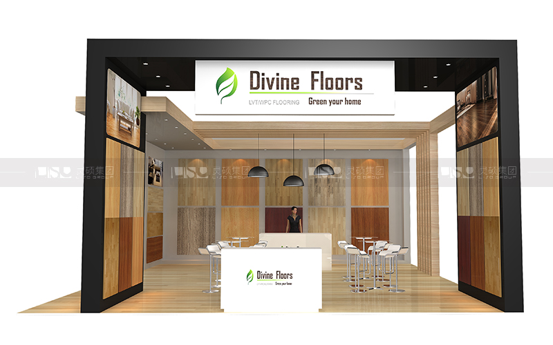 達福-地材展臺設(shè)計搭建案例