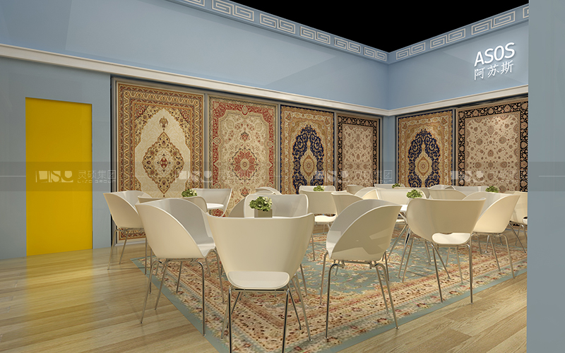 阿蘇斯-地材展臺設(shè)計搭建案例