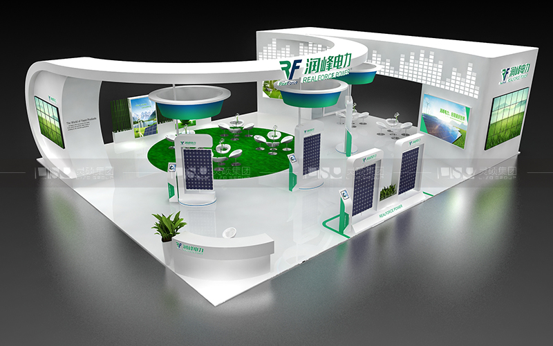 潤峰-光伏展臺設計搭建案例