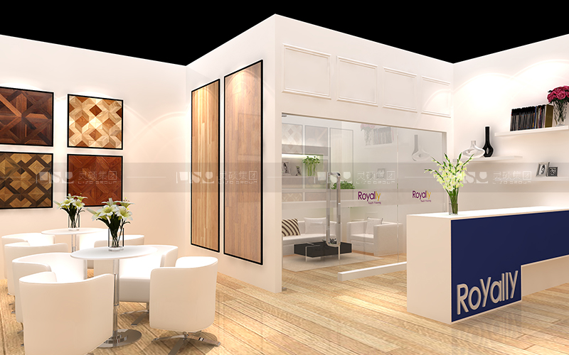 融匯地板-展臺設(shè)計案例