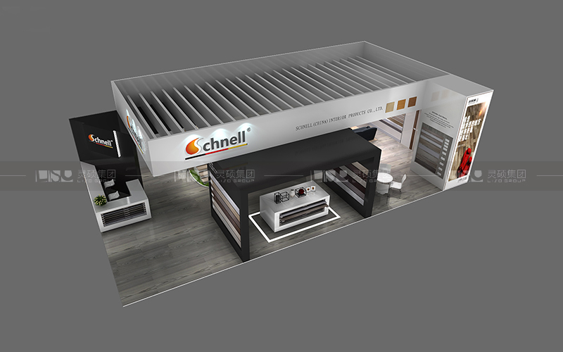 施奈爾-地材展臺設(shè)計搭建案例