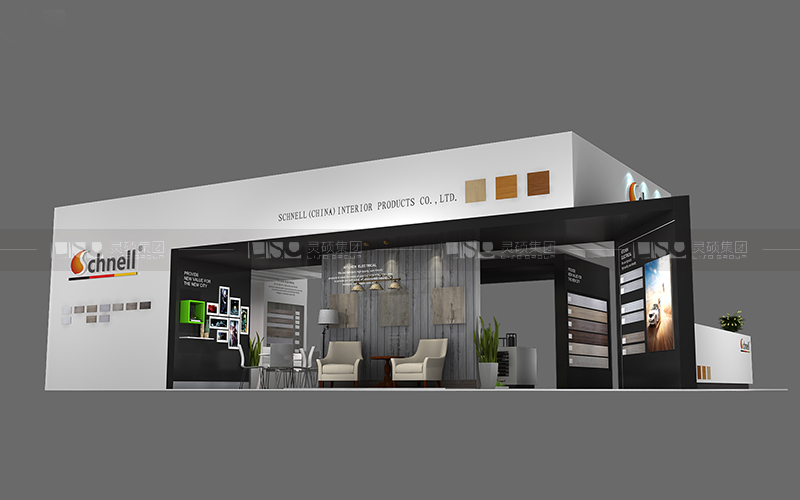 施奈爾-地材展臺設(shè)計搭建案例