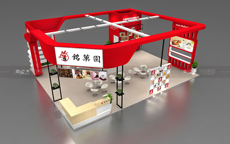 聯(lián)盈-焙烤展臺(tái)設(shè)計(jì)搭建案例