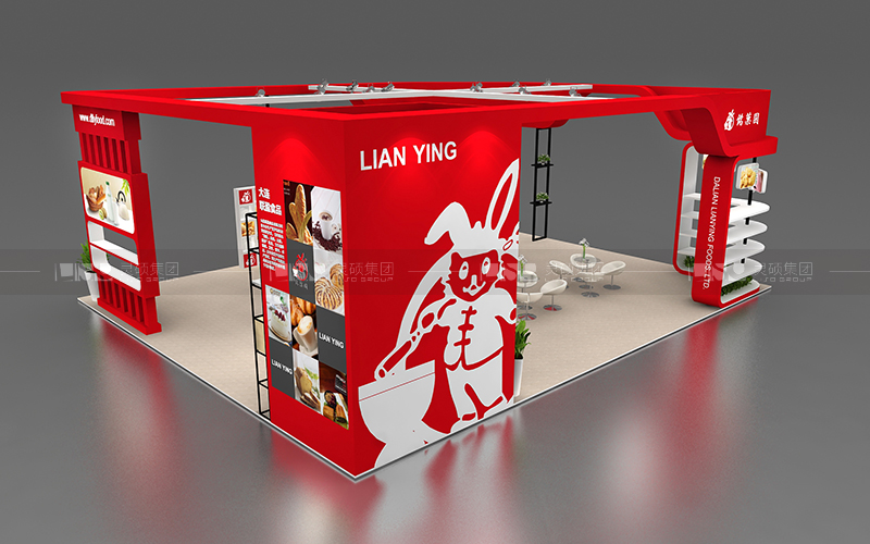 聯(lián)盈-焙烤展臺(tái)設(shè)計(jì)搭建案例