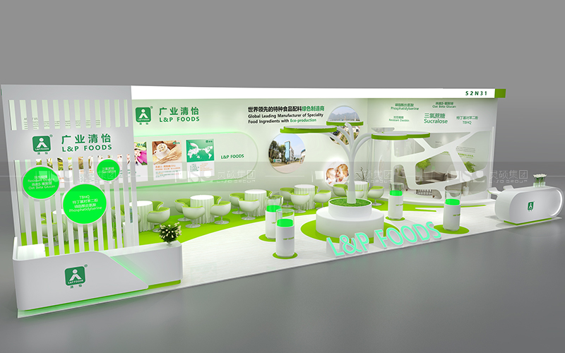 清怡-食品添加劑展臺設計搭建案例