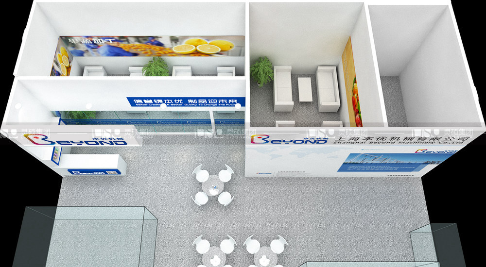 本優(yōu)-食品添加劑展臺設計搭建案例