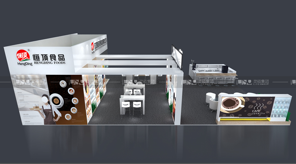恒頂-食品添加劑展臺設(shè)計搭建案例