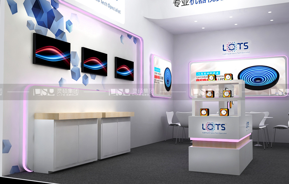 樂視-慕里黑電子展臺設(shè)計