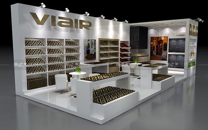 維艾爾-地面材料展展臺設(shè)計(jì)搭建案例