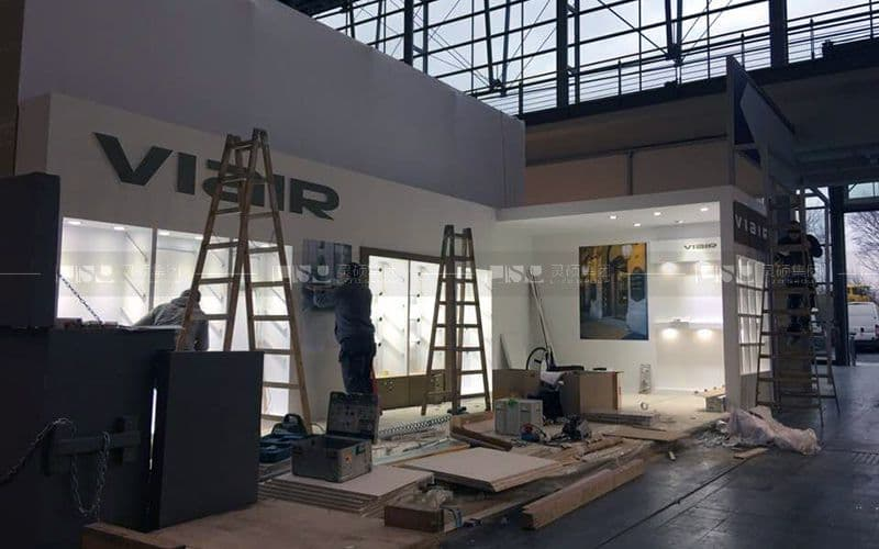 維艾爾-地面材料展展臺設(shè)計(jì)搭建案例