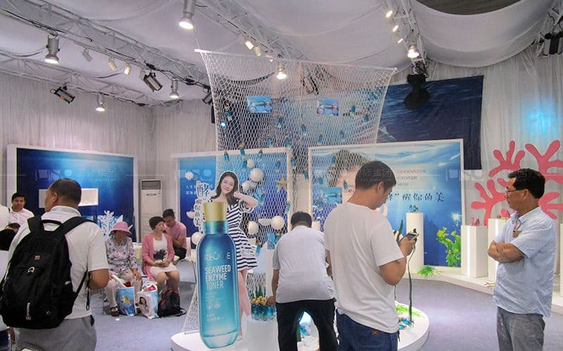 晶典化妝品-美容展展臺設(shè)計(jì)搭建案例