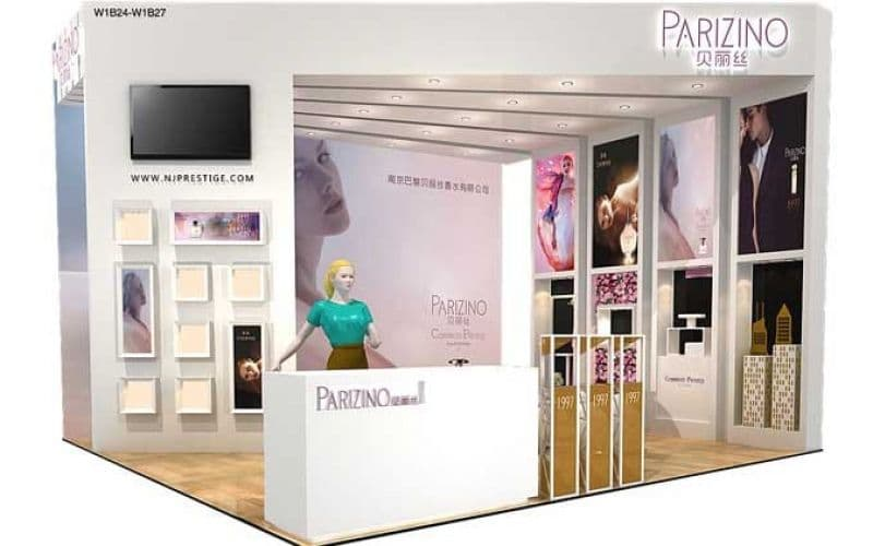 貝麗絲-美容展展臺(tái)設(shè)計(jì)搭建案例