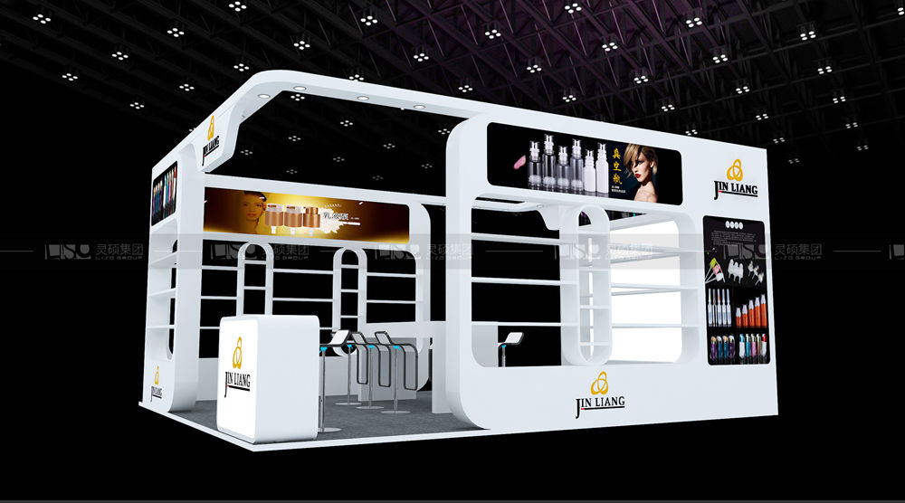 金良-美容展展臺設(shè)計案例