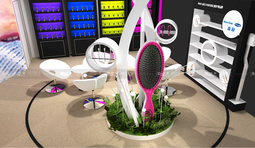 仁和興輿-美容展展臺(tái)設(shè)計(jì)案例