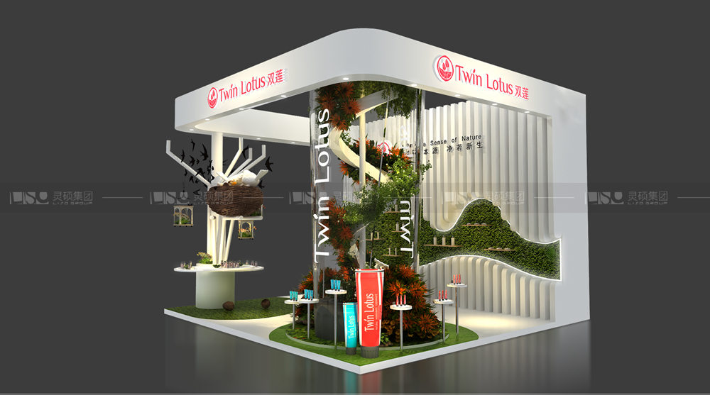 泰蓮-美容展展臺設(shè)計案例