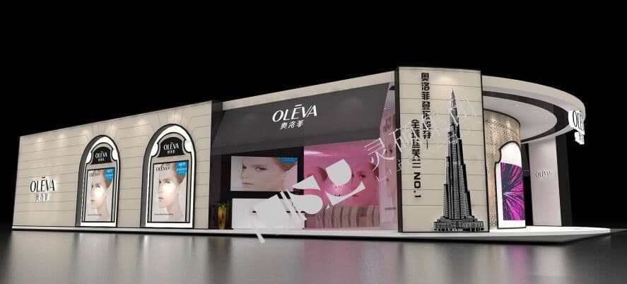 靈碩攜手奧洛菲化妝品，新國際美博會彰顯非凡實力。