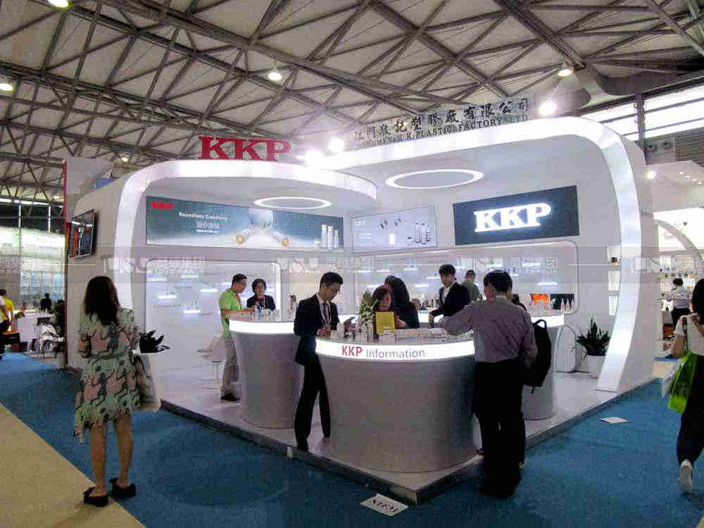 江門敬記-美容展展臺設(shè)計(jì)案例