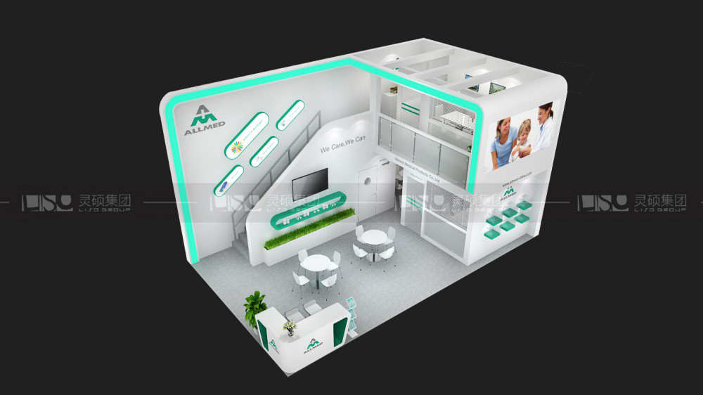 國外展臺設(shè)計(jì)搭建-奧美醫(yī)療