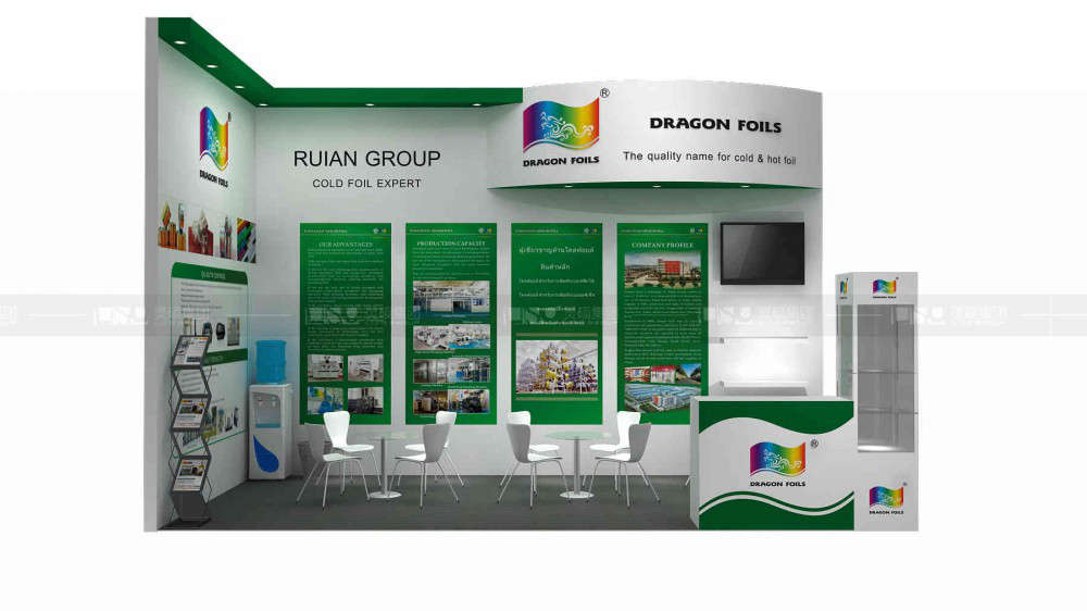 國外展臺設(shè)計搭建-龍源鐳射