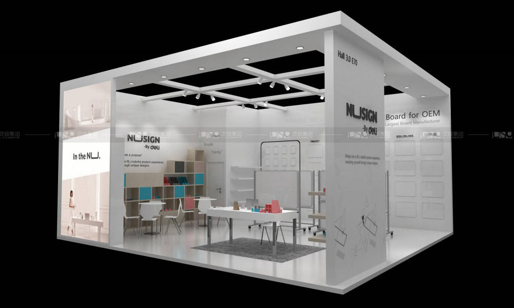 國外展臺設(shè)計(jì)搭建-得力