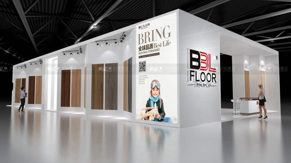 貝爾-地面材料展臺設(shè)計(jì)案例