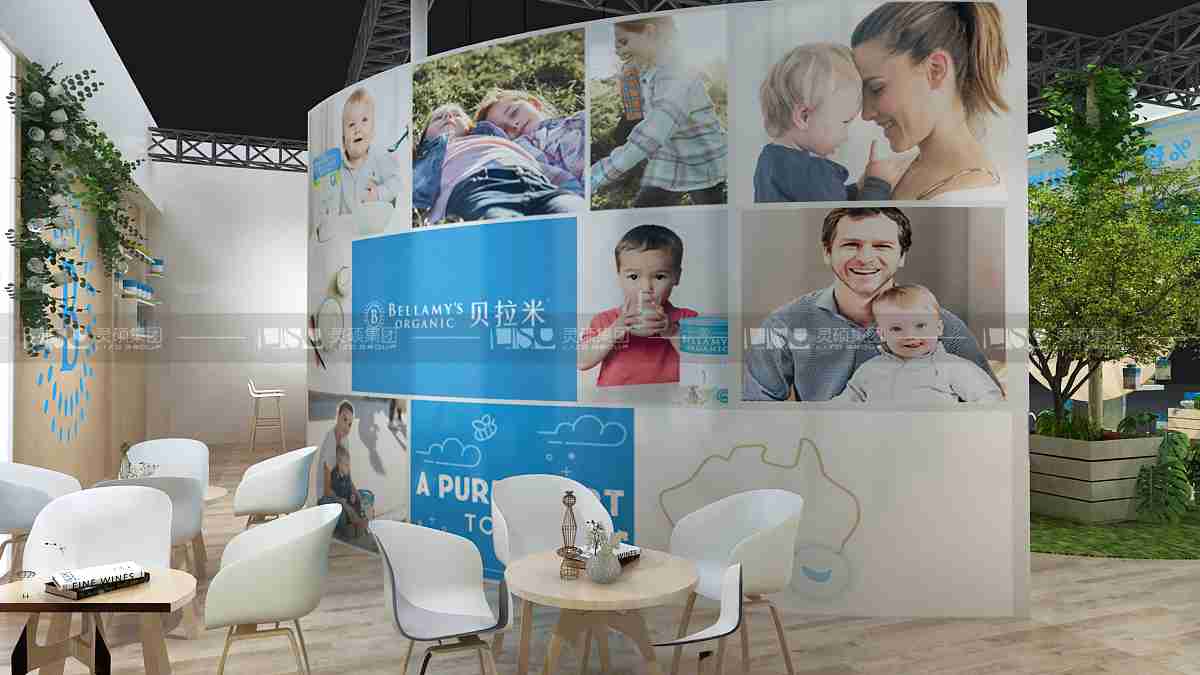 貝拉米—CBME孕嬰童展臺(tái)設(shè)計(jì)案例