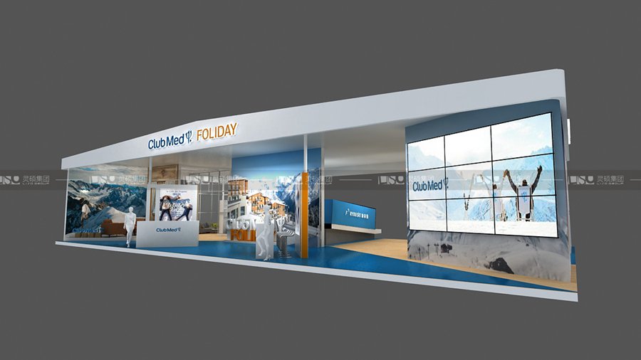 復(fù)星旅文-2019年上海展會展臺設(shè)計(jì)案例