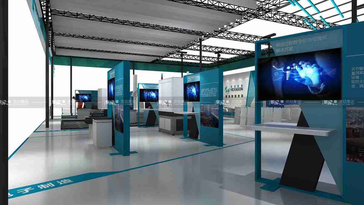 海克斯康-2019年上海展會展臺設計案例