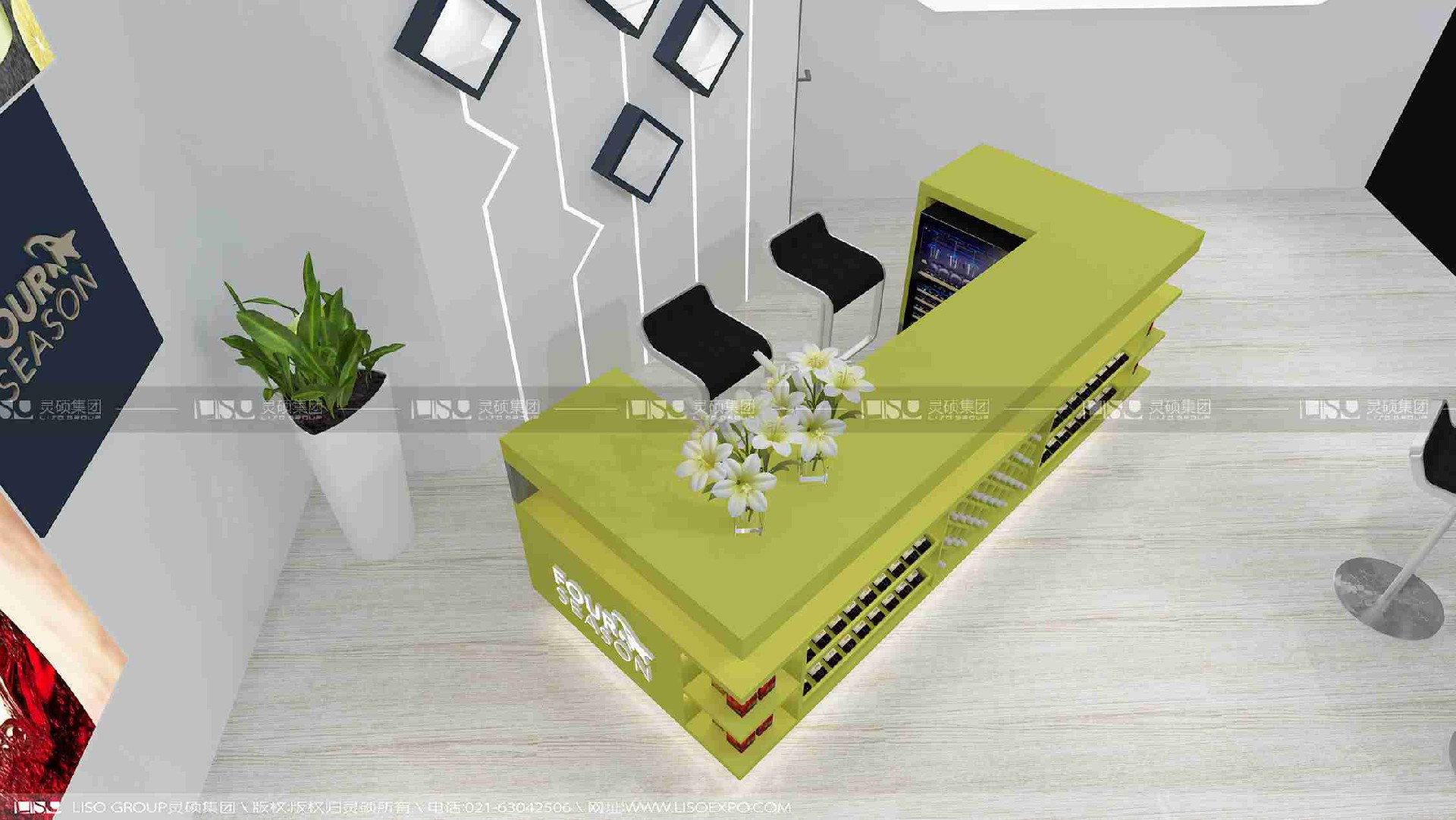 四季供應(yīng)鏈-2019年上海展會(huì)展臺(tái)設(shè)計(jì)案例