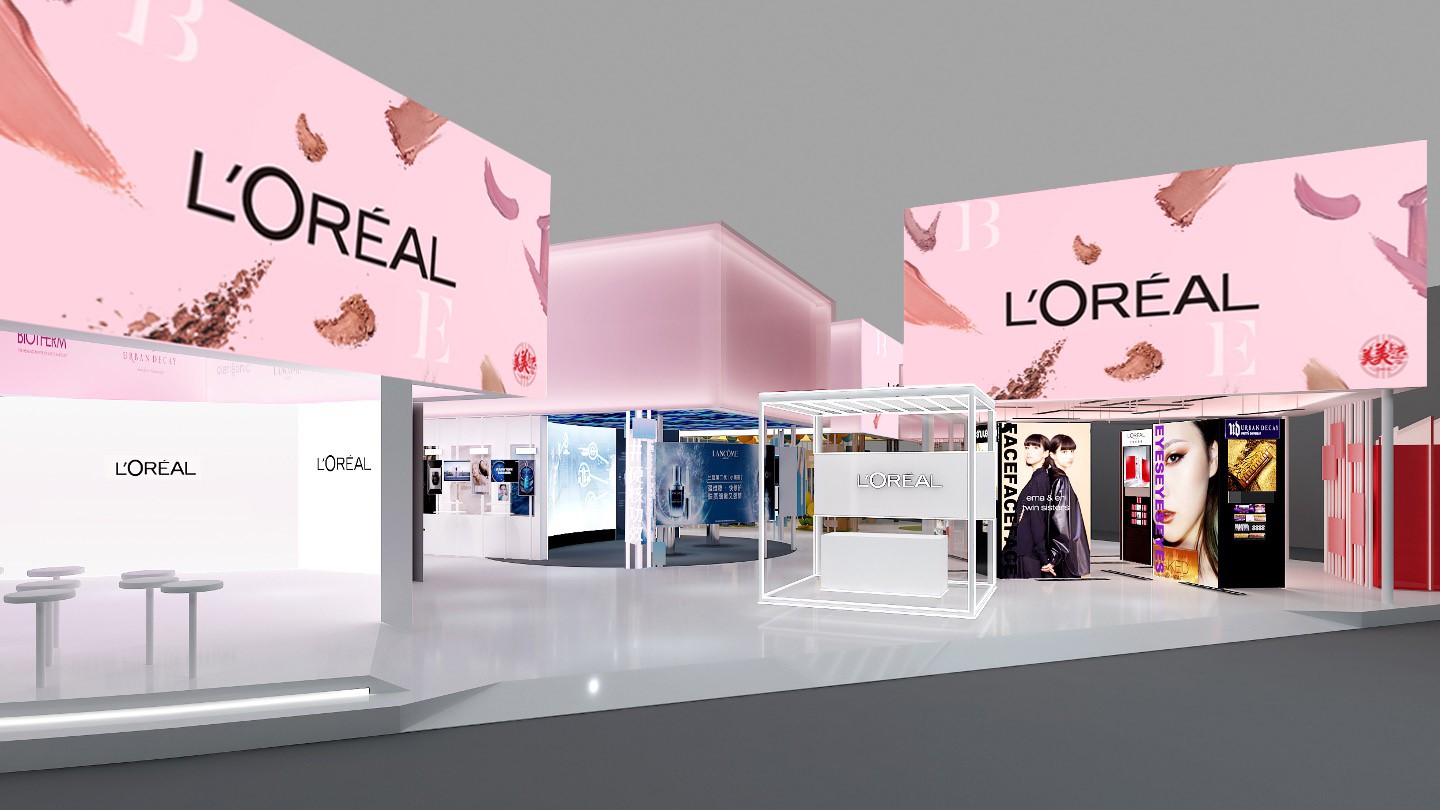 歐萊雅- 上海展會展臺設(shè)計搭建案例