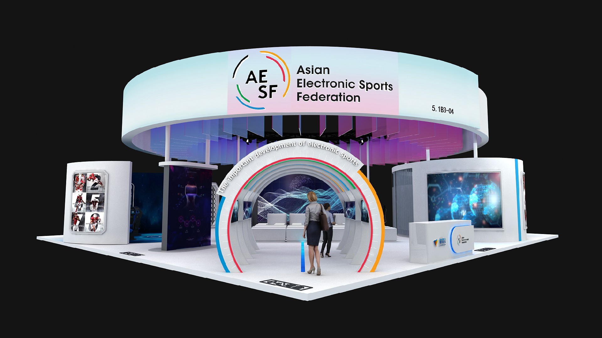 度勢體育-上海展會(huì)展臺(tái)設(shè)計(jì)案例