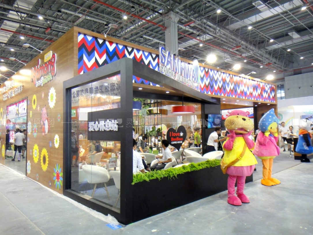 金貝柔—孕嬰童展臺(tái)設(shè)計(jì)搭建案例