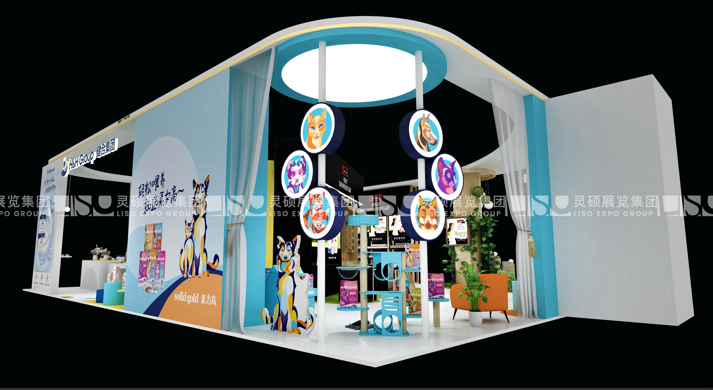 上海展臺(tái)設(shè)計(jì)搭建案例（Swisse）