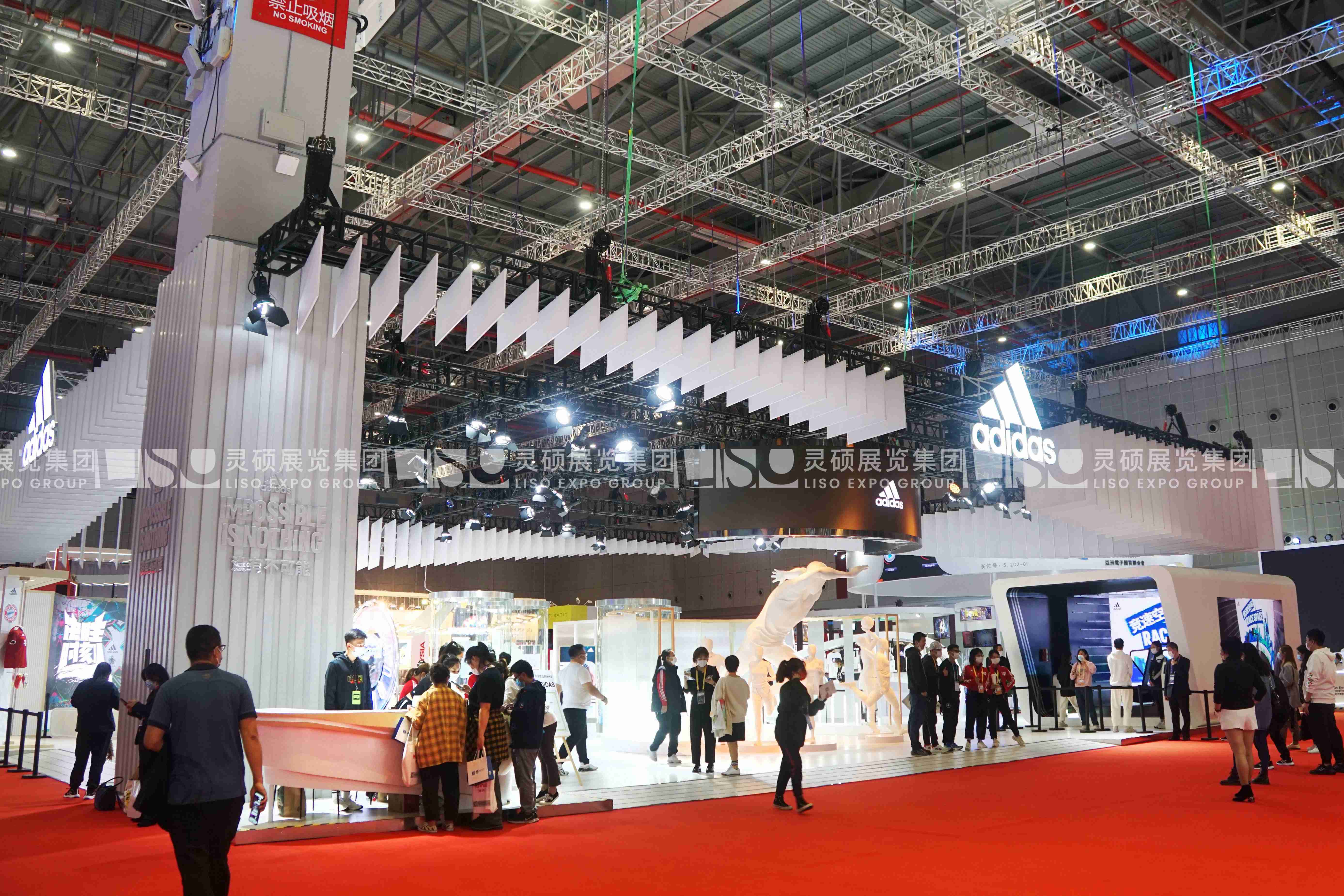 阿迪達斯Adidas-上海展會展臺設計搭建案例