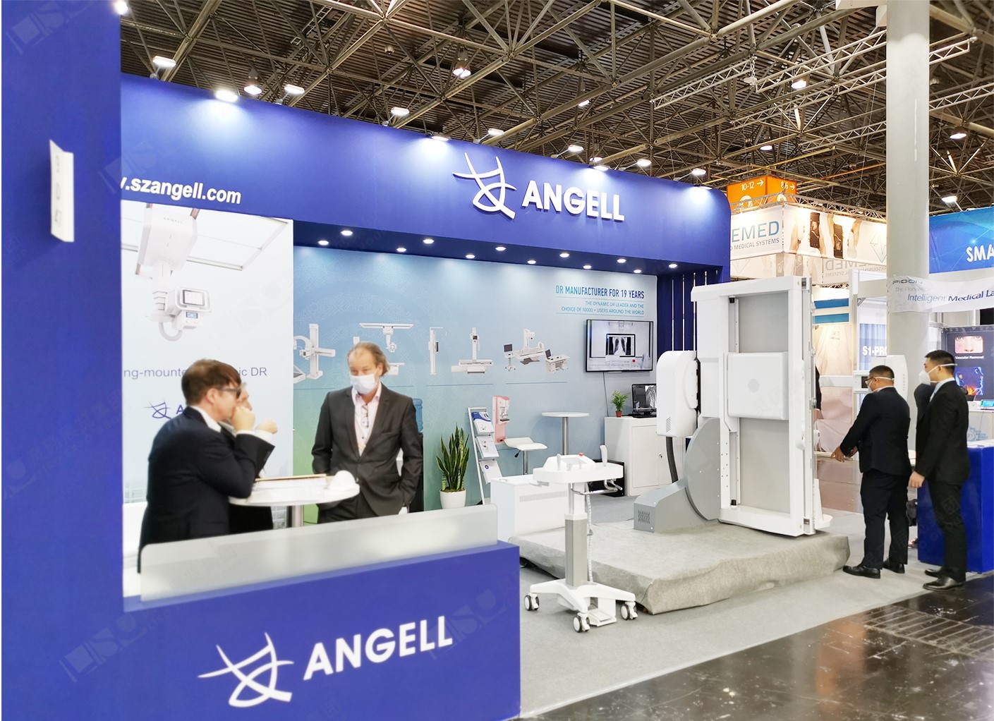 國(guó)外展臺(tái)設(shè)計(jì)搭建-安健科技