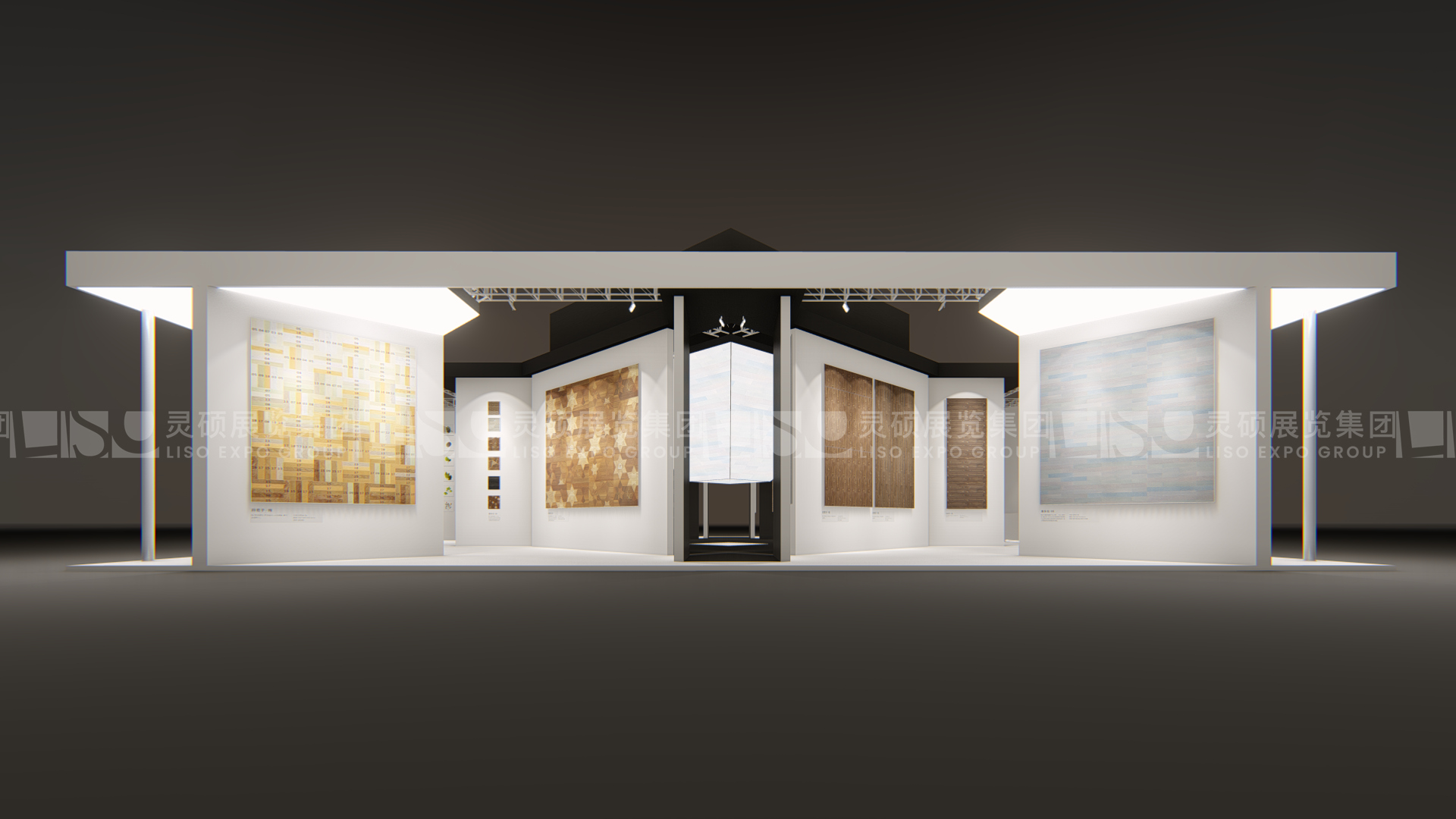 地面材料展展臺(tái)設(shè)計(jì)搭建案例-森林之星