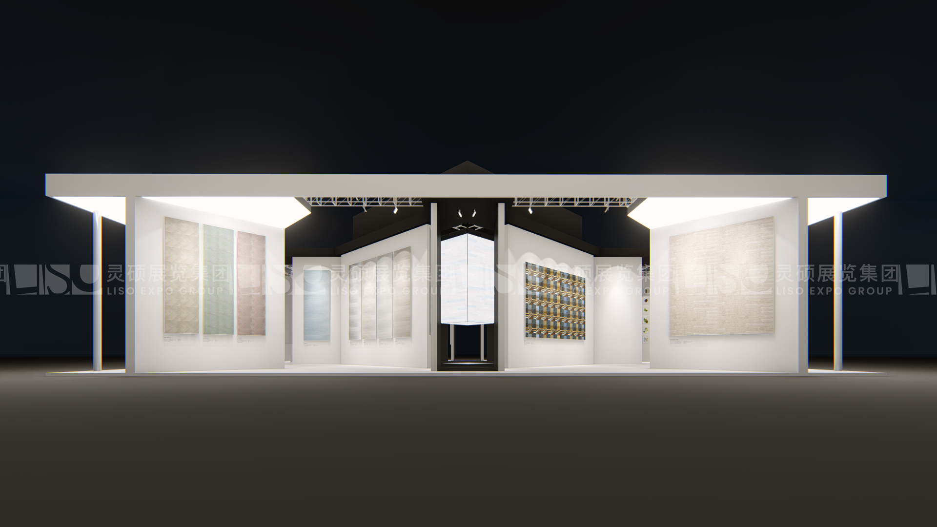 地面材料展展臺(tái)設(shè)計(jì)搭建案例-森林之星